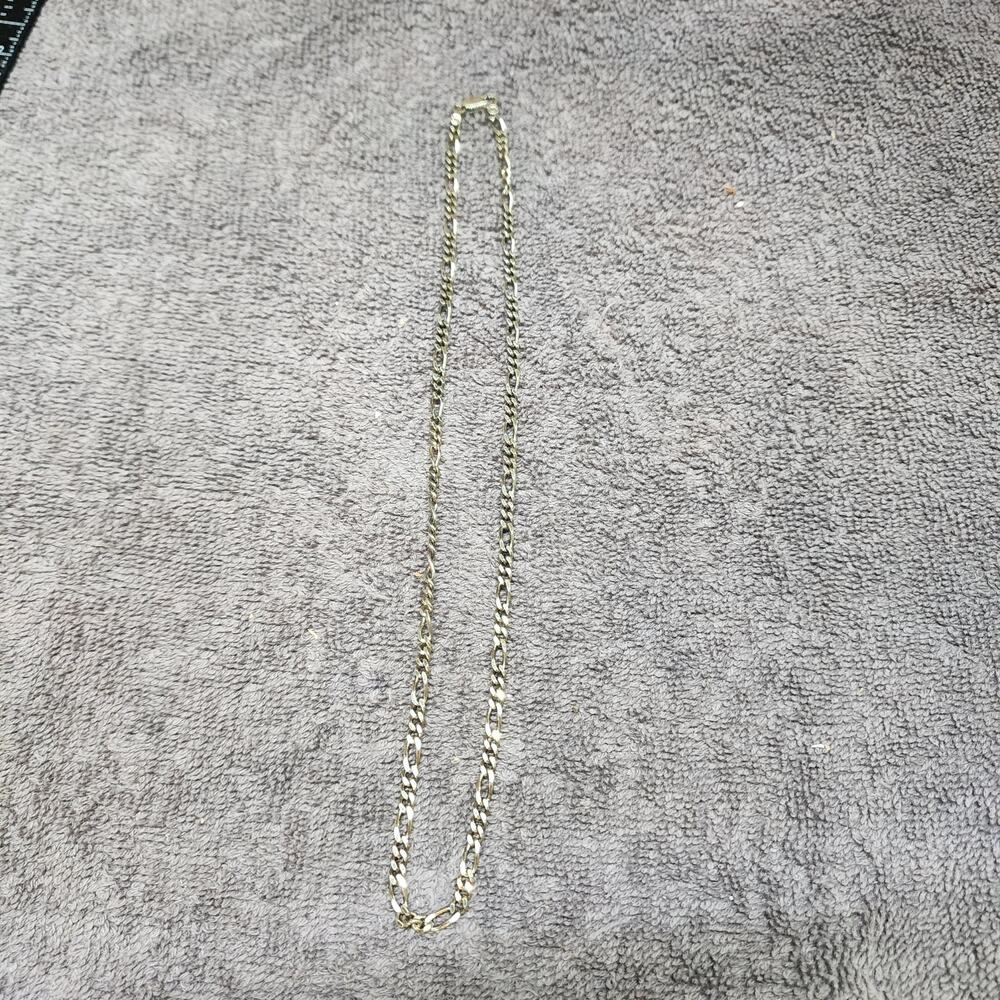 925 Silver link Chain approximately 18 inches b34